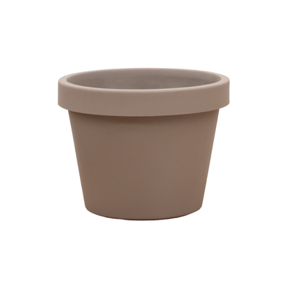 Topf Lira Tortora – Pflanzgefäß Ø65cm x H58cm – Moderner Pflanzkübel – Hochwertiges Material – Ideal für große Zimmerpflanzen und Outdoor 