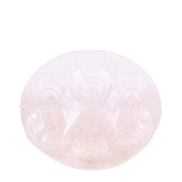 Einlage mit Wasserreservoir für Orchideenschale – Bewässerungssystem für Orchideen – Jungle-Bouquet 3x9cm + 3x WaterWicks – Selbstbewässerung für Kolibri Orchideen – Ø25cm 