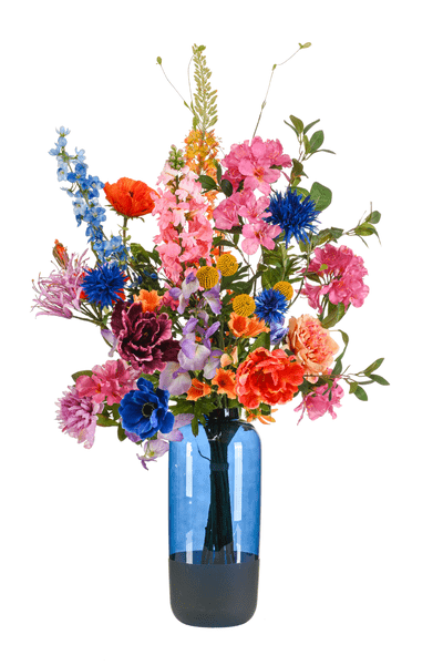 Künstlicher Blumenstrauß Luxury Glam – XL Kunstblumen Bouquet – 90cm hoch – Pflegeleichte Deko – Realistischer Look – Eleganter XL-Strauß für Zuhause & Büro 