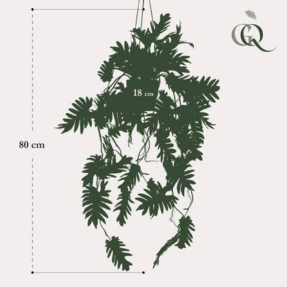 Kunstpflanze - Philodendron - 80 cm 
