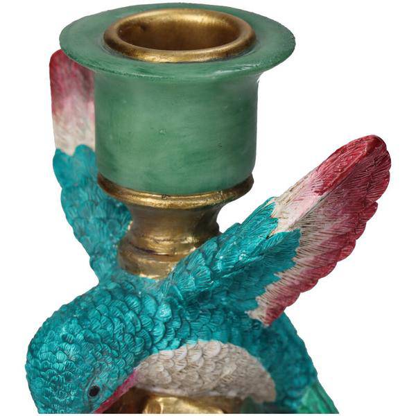 Kerzenständer Kolibri – 17 cm – Kompakter Vogel-Kerzenhalter – Verspieltes Design für Tisch & Regal 