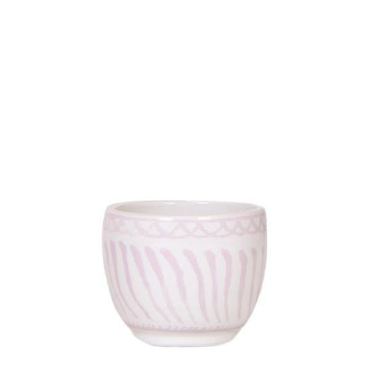 Topf Granada – Rosa – Ø6cm – Dekorativer Keramiktopf – Mediterranes Design – Glasiert & langlebig – Für Zimmerpflanzen & Deko 