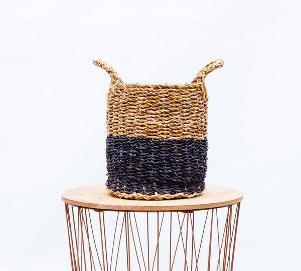 Korb Vic – Flechtkorb – 26x33cm – Natürlicher Aufbewahrungskorb für Zuhause & Büro 