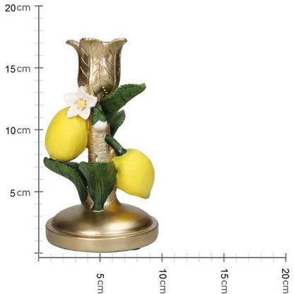 Kerzenständer - Zitrone - ↑18 cm - Kerzenleuchter 