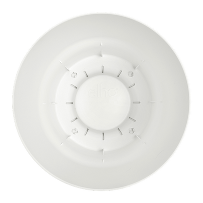 Blumentopf Greenville Rund Weiß – Ø14cm – Höhe 13cm – Moderner Pflanztopf für Zimmerpflanzen & Garten – Robust & nachhaltig – Indoor & Outdoor 