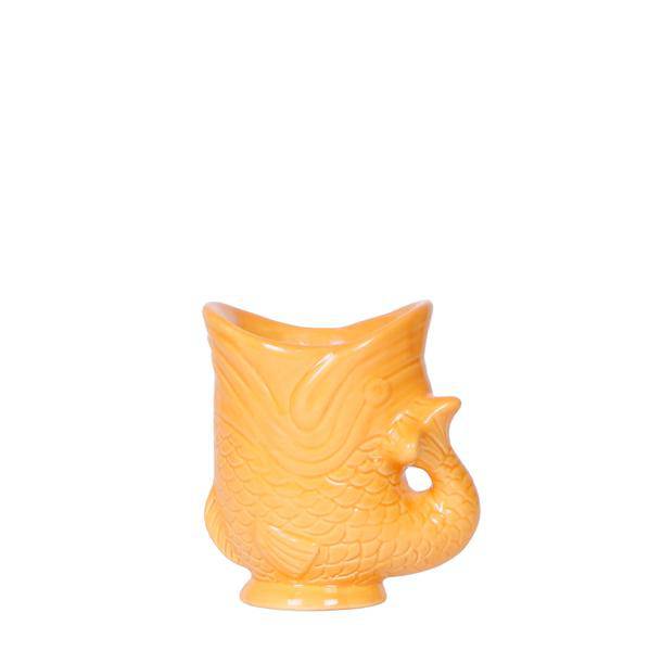 Fisch Topf - Orange - Ø6cm 