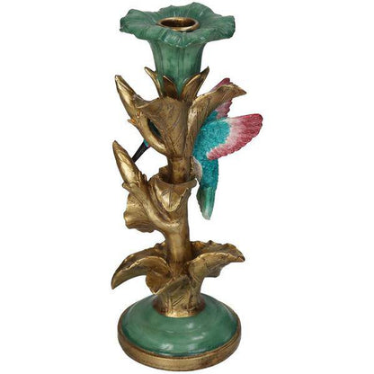 Kerzenständer Kolibri – 26 cm – Detaillierter Kerzenhalter Vogel-Design – Bunte Tischdekoration 