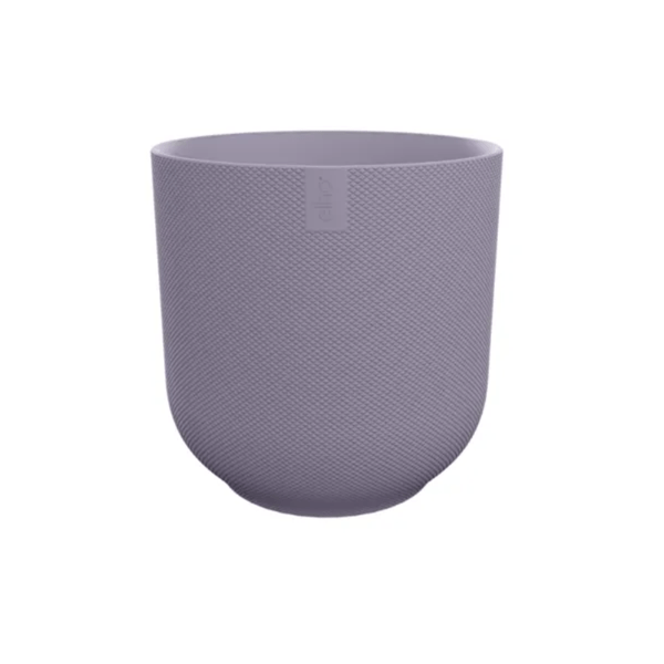 Blumentopf Jazz Rund Lavendel Flieder – Ø23cm – Höhe 21cm – Pflanzgefäß aus Kunststoff – dekorativer Übertopf für Innen und Außen 