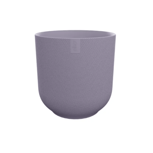 Blumentopf Jazz Rund Lavendel Flieder – Ø23cm – Höhe 21cm – Pflanzgefäß aus Kunststoff – dekorativer Übertopf für Innen und Außen 
