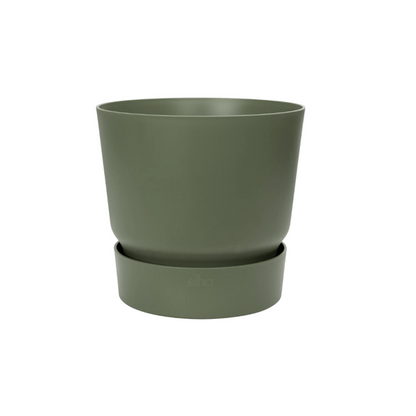 Greenville Pflanztopf Grün – D24 x H23 – Moderner Blumentopf für Innen & Außen – Stilvolles Pflanzgefäß – Eleganter Übertopf für Zimmerpflanzen & Garten 
