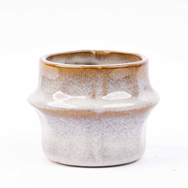 Topfset – Barcelona – 6er-Set – Ø8 cm – Höhe 6,4 cm – Keramik – Warme Erdtöne – Ideal für kleine Zimmerpflanzen & Ableger 