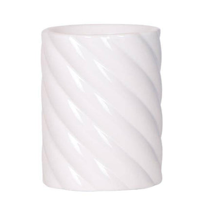 Candy Dekotopf - Hoch - Weiß - Ø9cm 