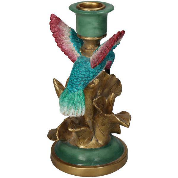 Kerzenständer Kolibri – 17 cm – Kompakter Vogel-Kerzenhalter – Verspieltes Design für Tisch & Regal 