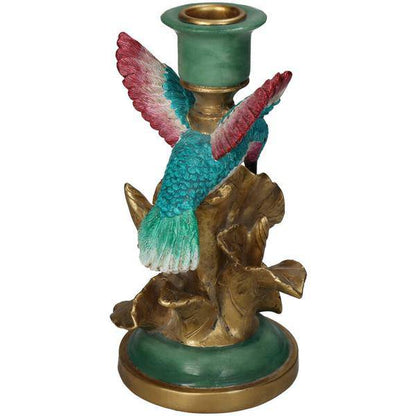 Kerzenständer Kolibri – 17 cm – Kompakter Vogel-Kerzenhalter – Verspieltes Design für Tisch & Regal 