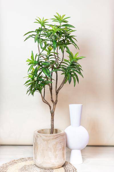 Kunstpflanze - Dracaena - Drachenbaum - 130 cm 