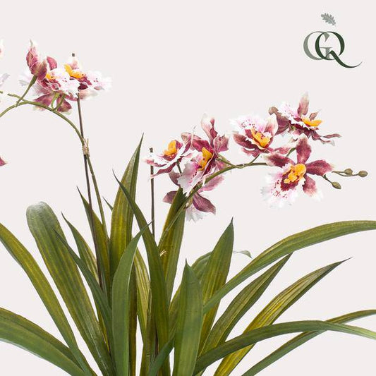 Künstliche Pflanze - Orchidee - Bordeaux - ↨45cm 