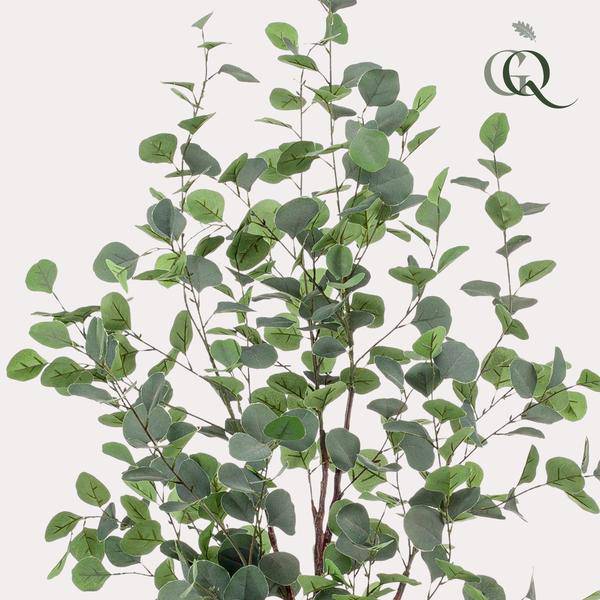 Kunstpflanze - Eukalyptusbaum - Blauer Gummibaum - 120 cm 