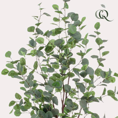Kunstpflanze - Eukalyptusbaum - Blauer Gummibaum - 120 cm 