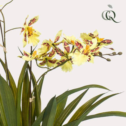 Kunstpflanze - Orchidee - Gelb - ↨45cm 