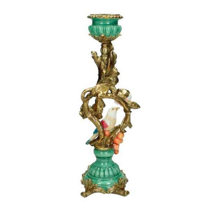 Kerzenständer - Vogel & Blume - 33 cm - Kerzenleuchter 