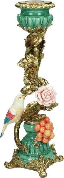 Kerzenständer - Vogel-Gold - 28,5 cm 