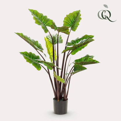 Kunstpflanze - Colocasia Pink China - Elefantenohr - 130 cm 