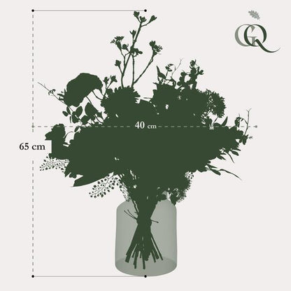 Kunstblumen - Blumenstrauß M - Mystischer Sommer - 65 cm 