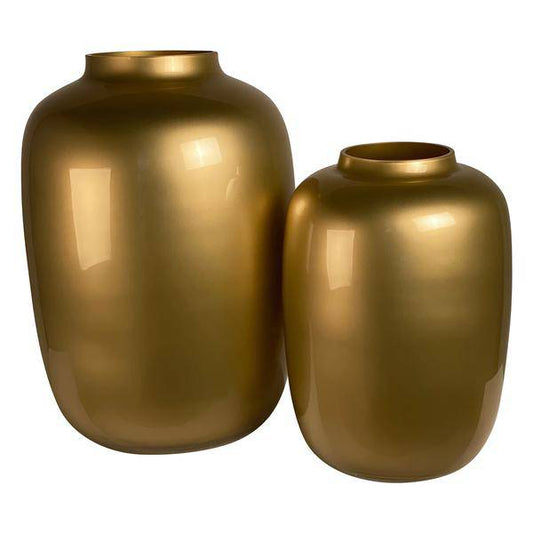 Vase Glas - Gold - Artic - M - H35 B25 