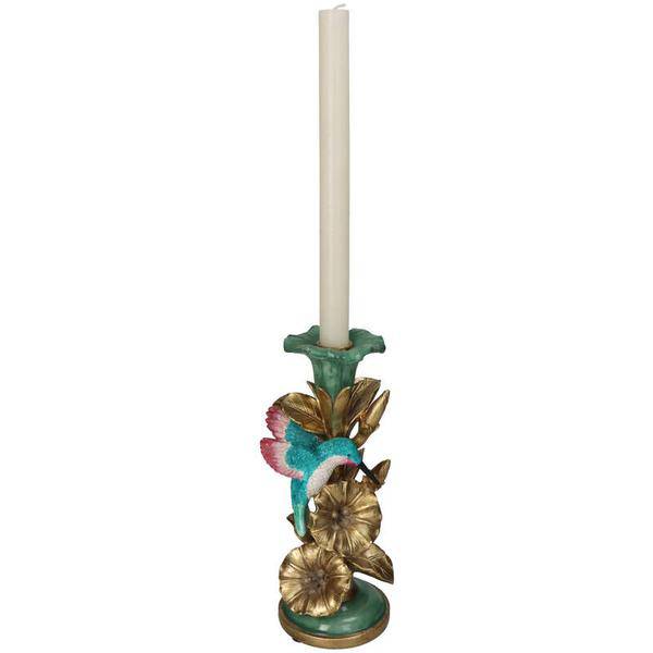 Kerzenständer Kolibri – 26 cm – Detaillierter Kerzenhalter Vogel-Design – Bunte Tischdekoration 
