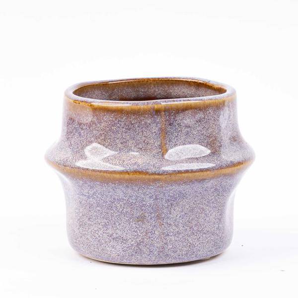 Topfset – Barcelona – 6er-Set – Ø8 cm – Höhe 6,4 cm – Keramik – Warme Erdtöne – Ideal für kleine Zimmerpflanzen & Ableger 
