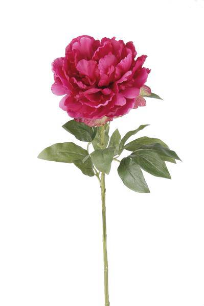 Künstliche Blumenstrauß Pfingstrosen Dunkelrosa – 5 Stück je 65cm – Realistische Kunstblumen – Eleganter Deko Blumenstrauß – Langlebige & pflegeleichte Dekoration für Zuhause, Büro & Events 