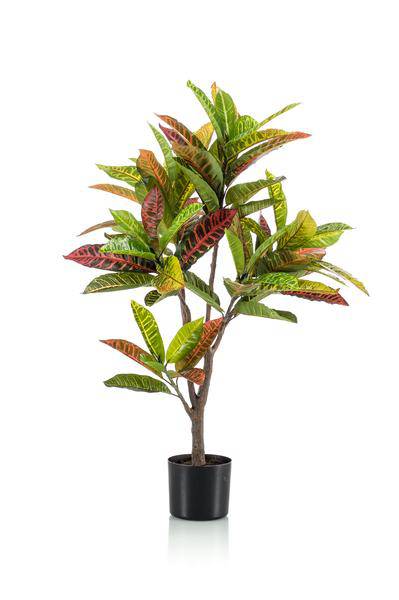 Kunstpflanze - Croton Codiaeum - Wunderstrauch - 95 cm 