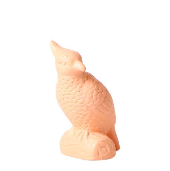 Deko-Kakadu – Pfirsich – 12cm – Ornament aus Polystone – Zierfigur für Blumentöpfe & Pflanzensets – Stilvolle Vogel-Deko 