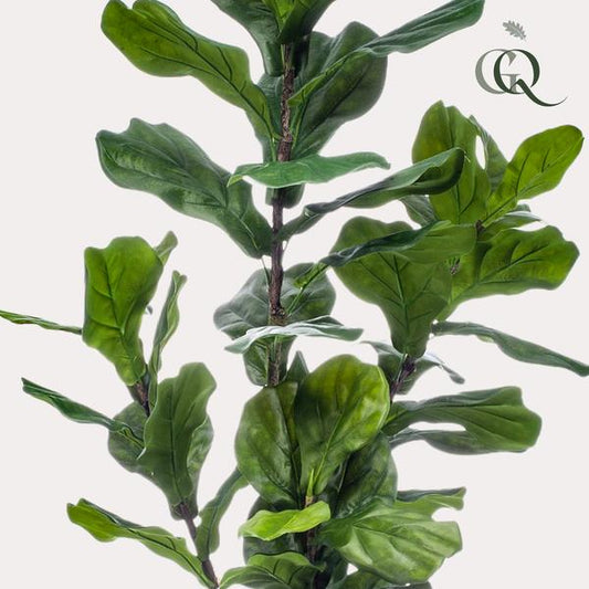 Kunstpflanze Ficus Lyrata – Geigen-Feige – 150 cm – Pflegeleicht & realistisch – Perfekt für Wohnzimmer & Büro 