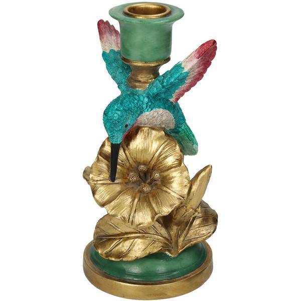 Kerzenständer Kolibri – 17 cm – Kompakter Vogel-Kerzenhalter – Verspieltes Design für Tisch & Regal 