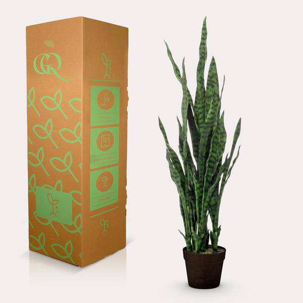 Kunstpflanze - Sanseveria schwarze Koralle - Frauernzunge - 97 cm 