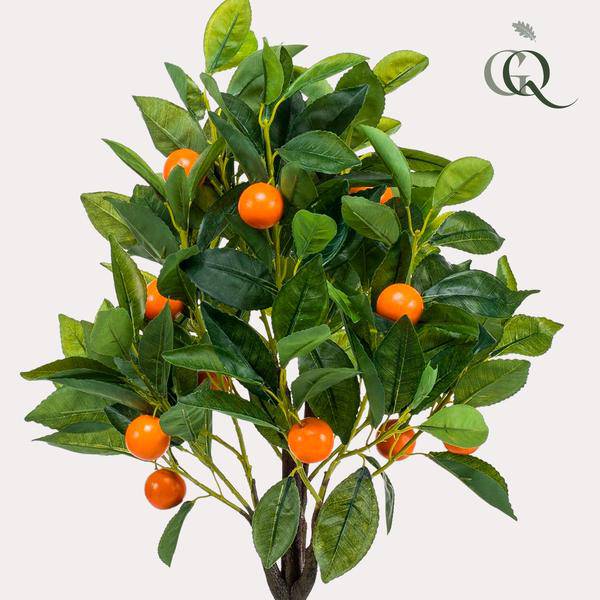 Kunstpflanze - Citrus Sinensis - Orangenbaum - 75 cm 