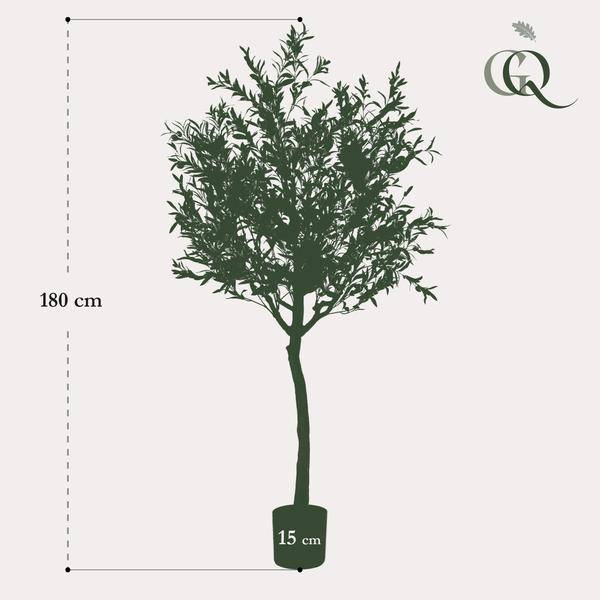 Kunstpflanze - Olea europaea - Olivenbaum - 180 cm 