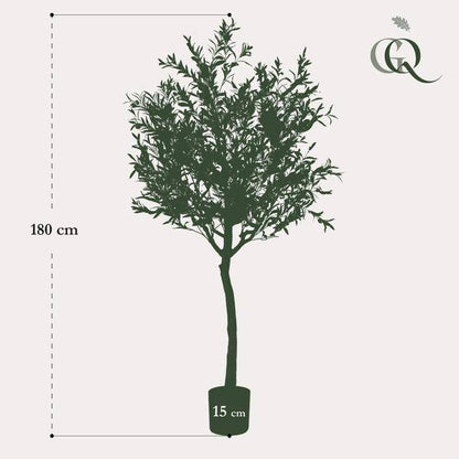 Kunstpflanze - Olea europaea - Olivenbaum - 180 cm 