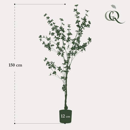 Kunstpflanze - Tropaeolum Speciosum - Ostindische Kirsche - 150 cm 