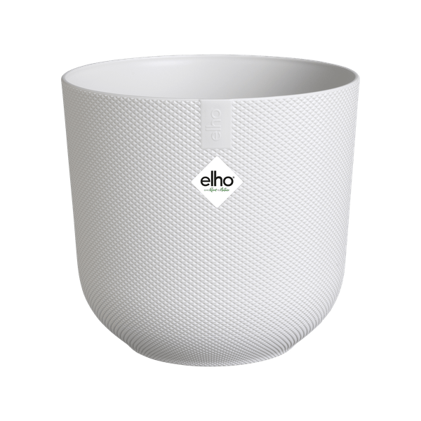 Topf Jazz Weiß – Blumentopf Rund – Dekorativer Pflanztopf für Zimmerpflanzen & Outdoor – D19 x H18 