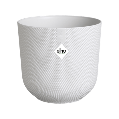 Topf Jazz Weiß – Blumentopf Rund – Dekorativer Pflanztopf für Zimmerpflanzen & Outdoor – D19 x H18 