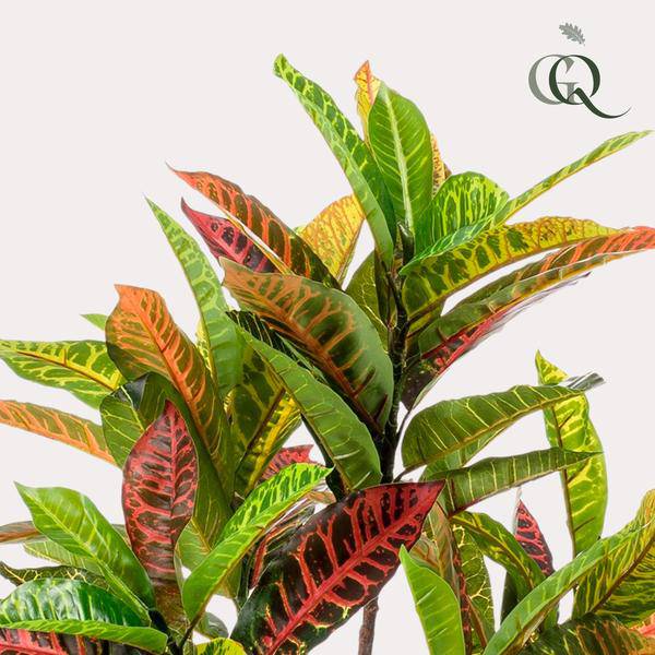 Kunstpflanze - Croton Codiaeum - Wunderstrauch - 95 cm 