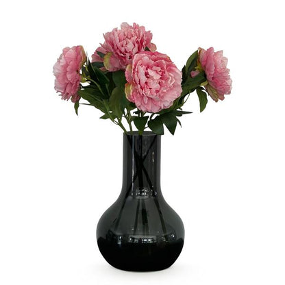 Künstliche Blumenstrauß Pfingstrosen Hellrosa – 5 Stück je 65cm – Realistische Kunstblumen – Romantischer Deko Blumenstrauß – Langlebige & pflegeleichte Dekoration für Zuhause, Büro & Events 