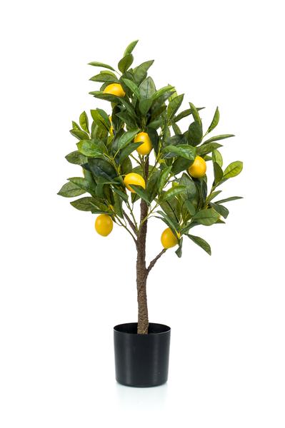 Kunstpflanze - Citrus Limonia - Zitronenbaum - 72 cm 
