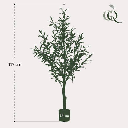 Kunstpflanze - Olea europaea - Olivenbaum - 115 cm 