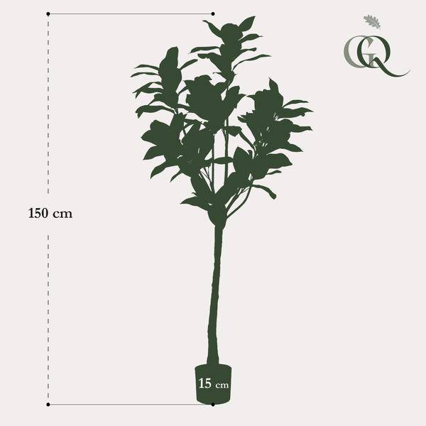 Kunstpflanze - Magnolia Grandiflora - 150 cm 
