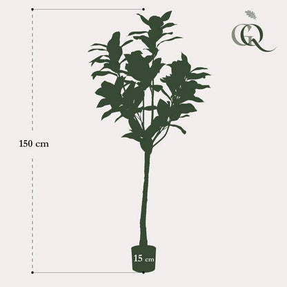 Kunstpflanze - Magnolia Grandiflora - 150 cm 
