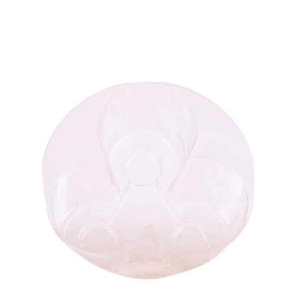 Einlage mit Wasserreservoir für Orchideenschale – Bewässerungssystem für Kolibri-Orchideen – 1x12cm + 2x9cm Töpfe – inkl. WaterWicks – Ø25cm – Ideal für Schilf- und Baumwollkörbe 