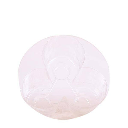 Einlage mit Wasserreservoir für Orchideenschale – Bewässerungssystem für Kolibri-Orchideen – 1x12cm + 2x9cm Töpfe – inkl. WaterWicks – Ø25cm – Ideal für Schilf- und Baumwollkörbe 